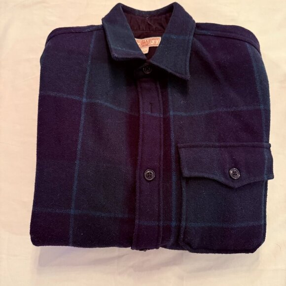 J. Crew Wallace and Barnes Flannel Button Down - Picture 1 of 3